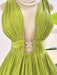 Vestido Sweetra de mujer, con tirantes en la espalda y botón metálico en forma de estrella - Quierox - Tienda Online