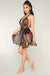 Vestido True Colors - Negro/Multicolor - Quierox - Tienda Online