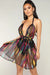 Vestido True Colors - Negro/Multicolor - Quierox - Tienda Online