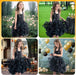 Vestido tutú con lentejuelas para niñas con capas de organza y sauces - Quierox - Tienda Online