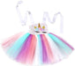 Vestido tutú de unicornio con lentejuelas y luz LED para niñas - Quierox - Tienda Online