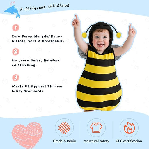 Vestido unisex con capucha para bebé - Quierox - Tienda Online