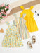 Vestidos casual para niñas pequeñas de fiesta con estampado, pack de 3 - Quierox - Tienda Online