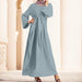 Vestidos para mujeres musulmanas de manga larga ropa de oración vestido elegante suelto - Quierox - Tienda Online