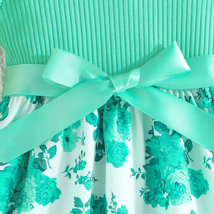 Vestidos para niñas,verano niñas pequeñas volantes sin mangas - Quierox - Tienda Online