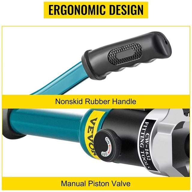 VEVOR Herramienta hidráulica para engarzar tuberías, 10T - Quierox - Tienda Online