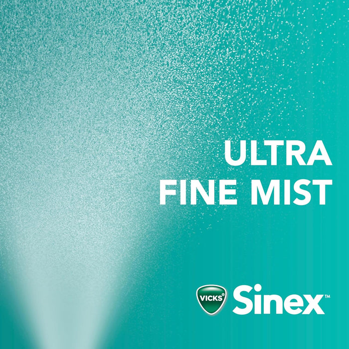 Vicks Sinex - Aerosol nasal para alergias severas y sinusales, niebla ultrafina original - Quierox - Tienda Online