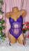 Victoria Secret Lencería Body Púrpura con Brillo, Liguero - Quierox - Tienda Online