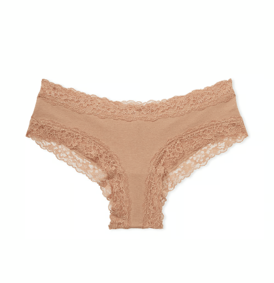 Victoria's Secret Braguita atrevida de algodón con cintura de encaje - Quierox - Tienda Online