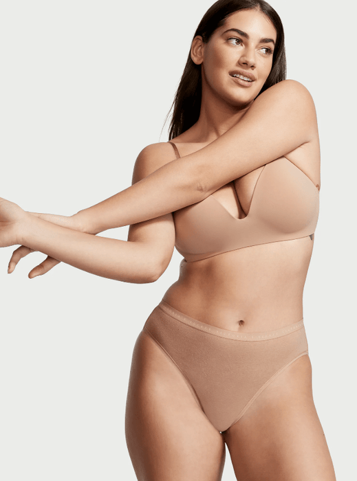 VICTORIAS SECRET Braguita de algodón elástico de pierna alta - Quierox - Tienda Online