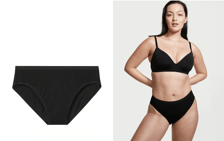 VICTORIAS SECRET Braguita de algodón elástico de pierna alta - Quierox - Tienda Online