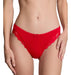 Victoria's Secret Braguita tanga de talle alto con escote redondo y ribete de encaje de algodón elástico - Quierox - Tienda Online