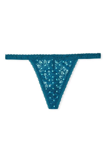 Victoria's Secret Braguitas tipo tanga de encaje Lacie V - String Panty - Quierox - Tienda Online
