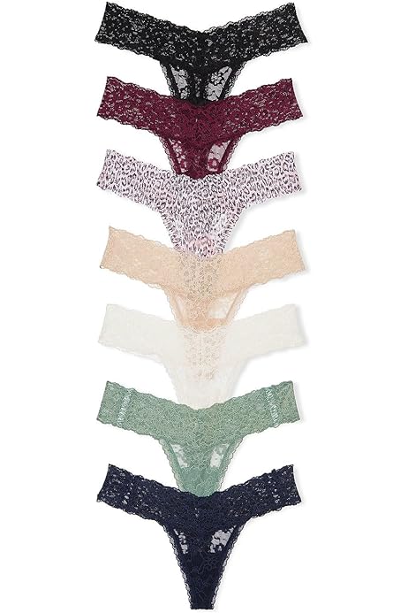 Victoria's Secret Paquete de 7 bragas tipo tangas - Quierox - Tienda Online