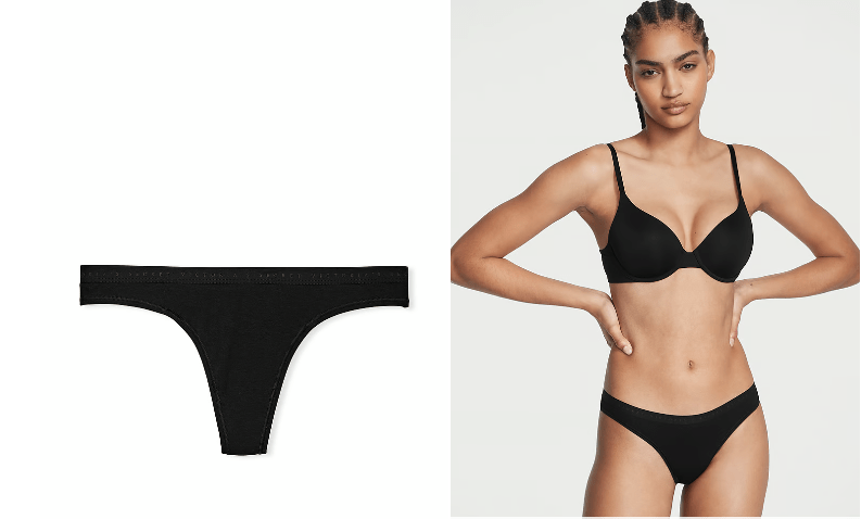 Victorias Secret Tanga de algodón elástico - Quierox - Tienda Online