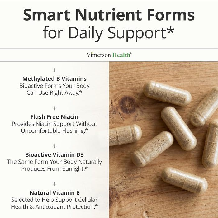 Vimerson Health Multivitamínico para mujeres con vitaminas metiladas y minerales quelados, 60 capsulas - Quierox - Tienda Online