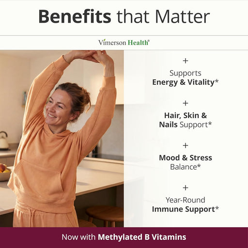 Vimerson Health Multivitamínico para mujeres con vitaminas metiladas y minerales quelados, 60 capsulas - Quierox - Tienda Online