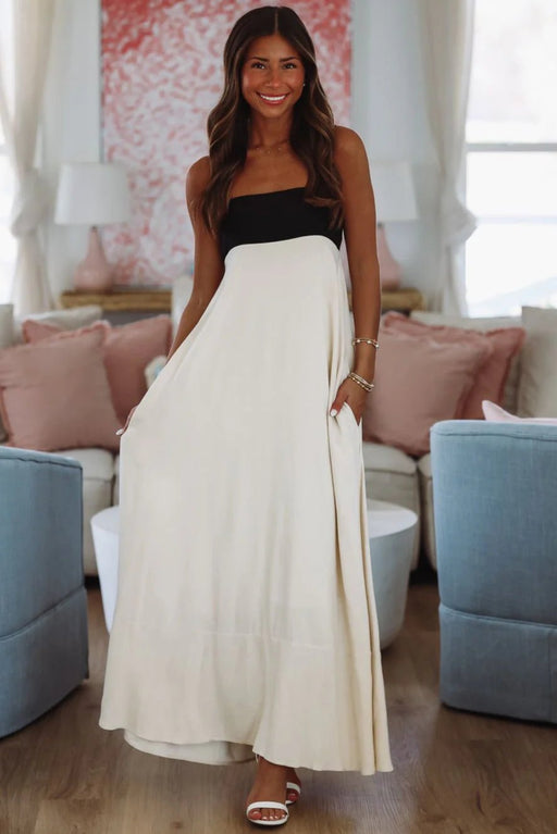 VIN Vestido largo Clove - Crudo - Quierox - Tienda Online