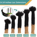 Viovian Extensiones Loc Ombré de 0.6cm Cabello Humano Real 8 Pulgadas 30 Hebras Color 1b/27 - Quierox - Tienda Online