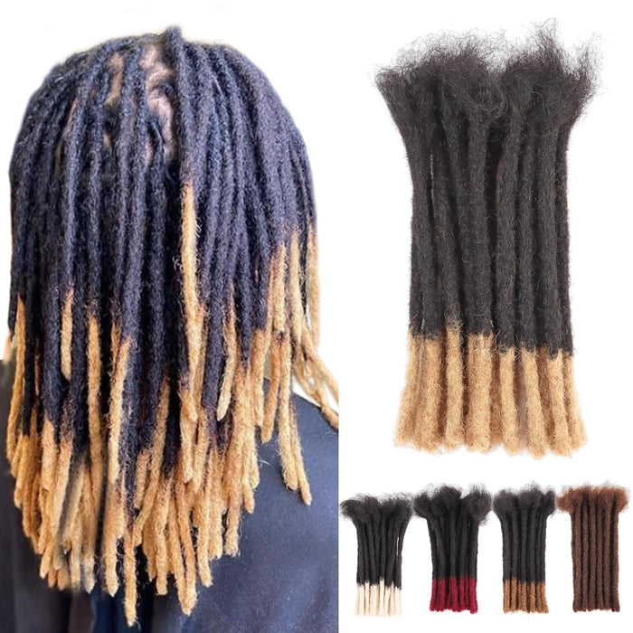 Viovian Extensiones Loc Ombré de 0.6cm Cabello Humano Real 8 Pulgadas 30 Hebras Color 1b/27 - Quierox - Tienda Online