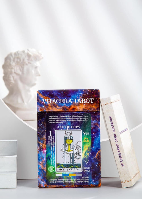 Vitacera Cartas de tarot para principiantes, baraja de cartas con guía, palabras clave - Quierox - Tienda Online