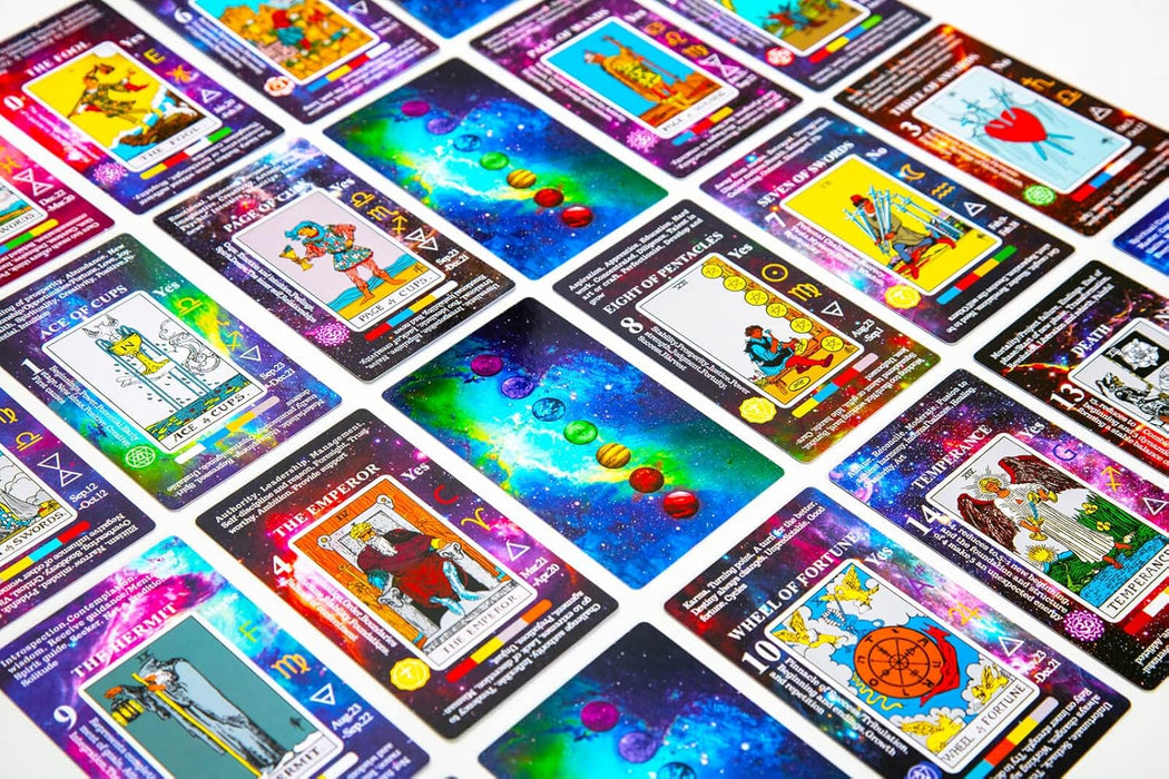 Vitacera Cartas de tarot para principiantes, baraja de cartas con guía, palabras clave - Quierox - Tienda Online