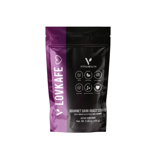 VitalHealth Suplemento de café negro gourmet LovKafe 150g - Quierox - Tienda Online