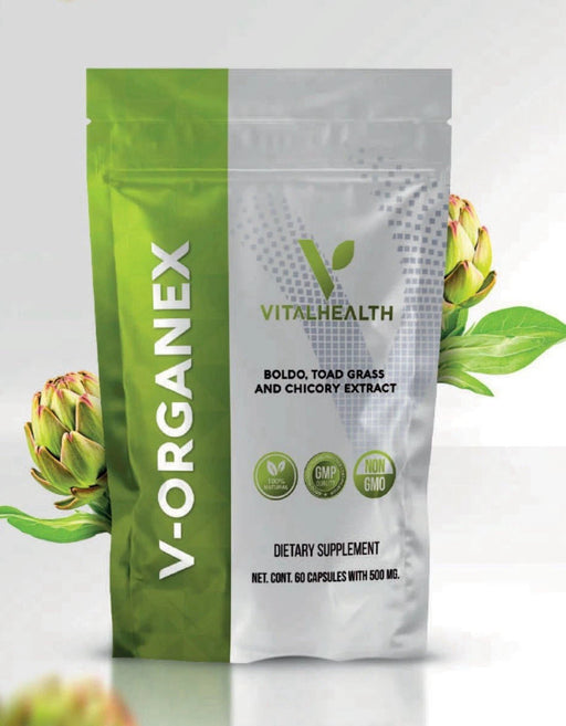 VitalHealth: V - organex - Desintoxicación hepática (Complemento dietético) - Quierox - Tienda Online