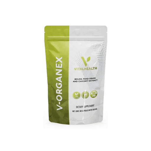 VitalHealth V - Organex desintoxicante hepático 60 capsulas vegetales - Quierox - Tienda Online