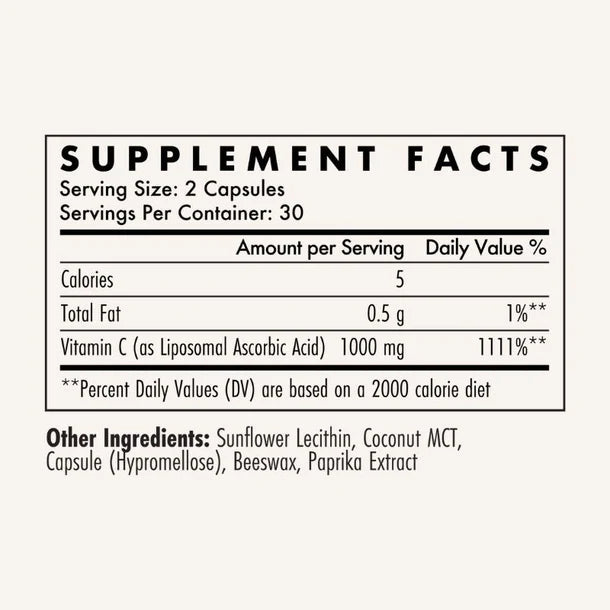 Vitamina C liposomal - Quierox - Tienda Online