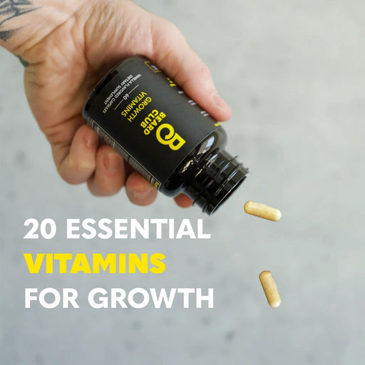 Vitaminas para el crecimiento de la barba - Quierox - Tienda Online