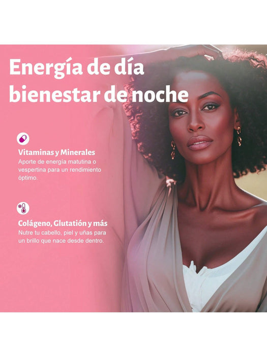 Vitaminas y Minerales, Suplemento para Mujer con Musgo Marino - Quierox - Tienda Online
