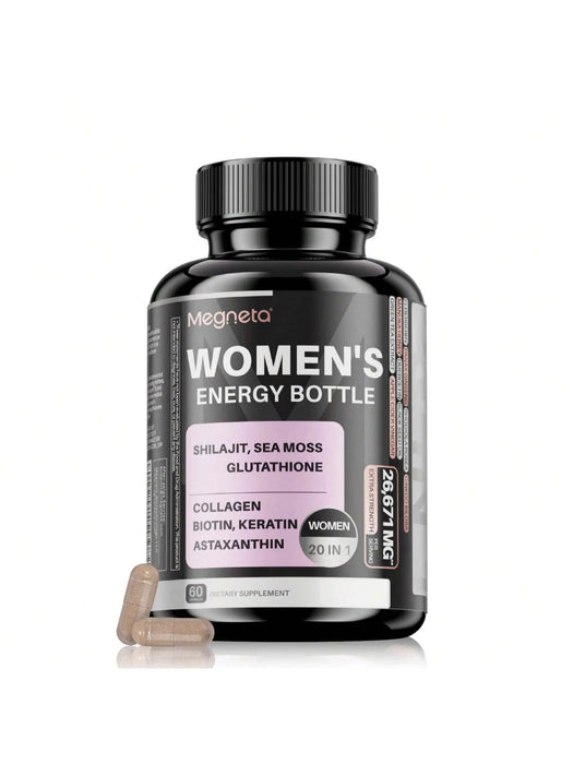 Vitaminas y Minerales, Suplemento para Mujer con Musgo Marino - Quierox - Tienda Online