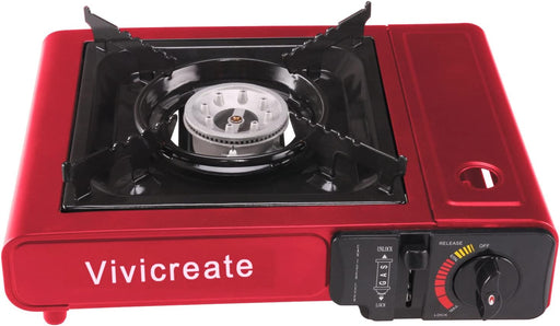 Vivicreate Estufa de gas butano portátil de 8500 BTU para acampar - Quierox - Tienda Online