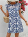 Vivid Eden Vestido informal y casual de verano para mujeres, manga corta y encaje - Quierox - Tienda Online