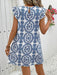 Vivid Eden Vestido informal y casual de verano para mujeres, manga corta y encaje - Quierox - Tienda Online