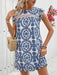 Vivid Eden Vestido informal y casual de verano para mujeres, manga corta y encaje - Quierox - Tienda Online