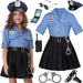 Viyorshop - Disfraz de policía para niñas, para fiestas de Halloween - Quierox - Tienda Online