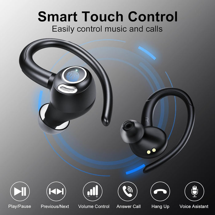 VKROBAG Auriculares inalámbricos Bluetooth 5.3 para deportes, 48 horas de reproducción - Quierox - Tienda Online