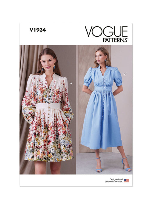 Vogue Patrones Vestido para Señoritas en Dos Largos - Quierox - Tienda Online