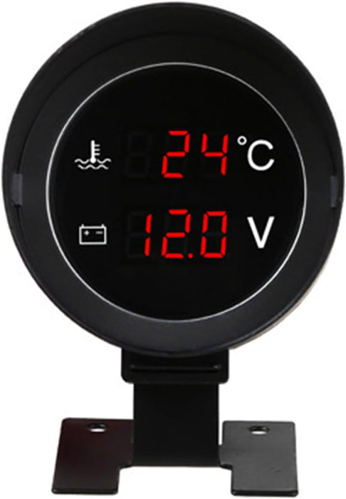 Voltímetro Digital 2 - en - 1 & Medidor de Temperatura para Coches, Motos, Duradero - Quierox - Tienda Online