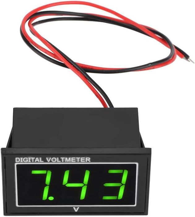 Voltímetro Digital impermeable para coche, barco y motocicleta, pantalla LED - Quierox - Tienda Online