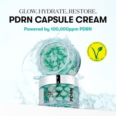 VT COSMETICS PDRN Capsule Cream 100 Crema facial hidratante de 50 ml con ácido hialurónico - Quierox - Tienda Online