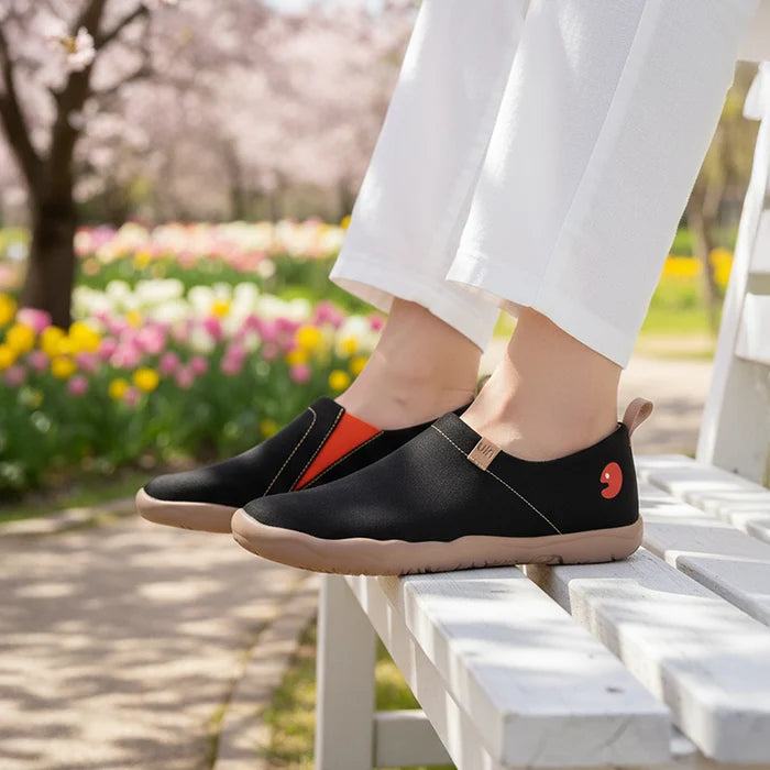 Zapatillas Planas para Mujeres, negras de Toledo