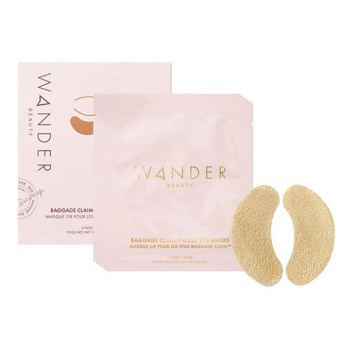 Wander Beauty - Parches de lámina dorada Baggage Claim para ojeras e hinchazón de ojos - Quierox - Tienda Online