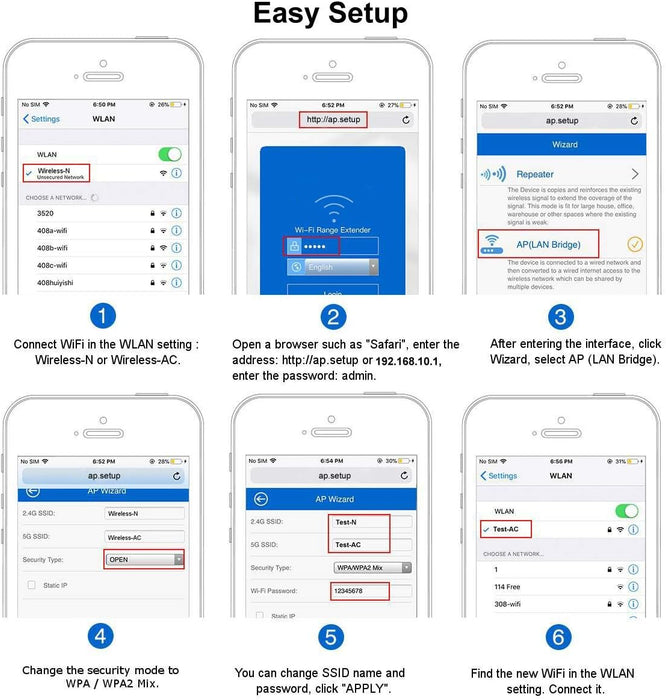 WAVLINK AC600 Extensor de rango WiFi para exteriores, doble banda 2.4G y 5 GHz - Quierox - Tienda Online