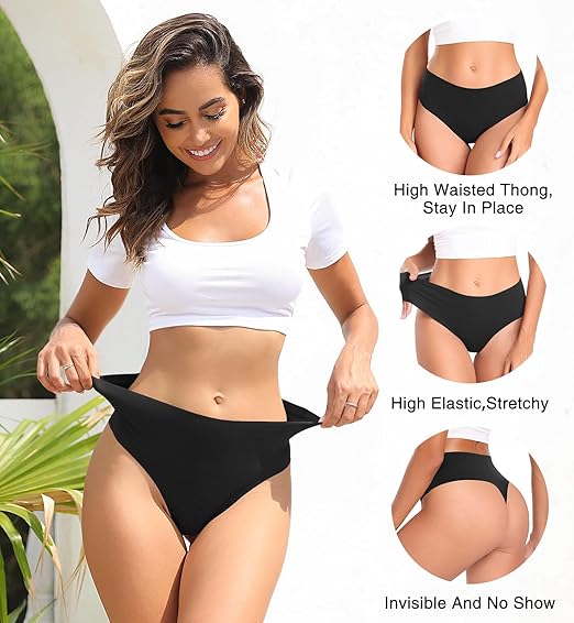 Wealurre Ropa interior para mujer, de cintura alta, sin costuras - Quierox - Tienda Online