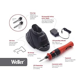 Weller Soldador inalámbrico BL60MP con batería recargable de iones de litio - Quierox - Tienda Online