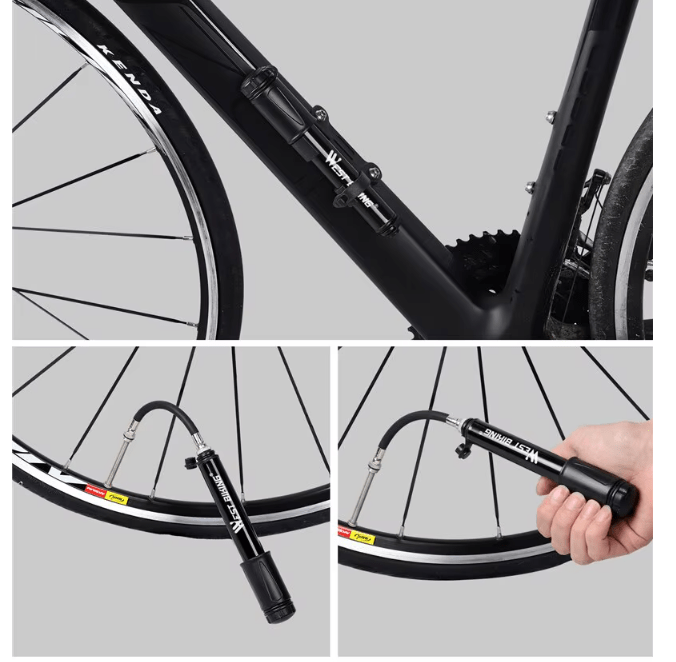WEST BIKING - minibomba de mano de aleación de aluminio para bicicleta - Quierox - Tienda Online