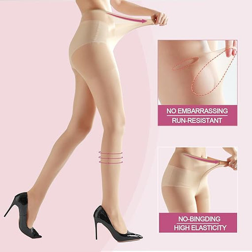 Weziarer Mediaspanty en tono nude para mujer con protección contra las rozaduras - Quierox - Tienda Online